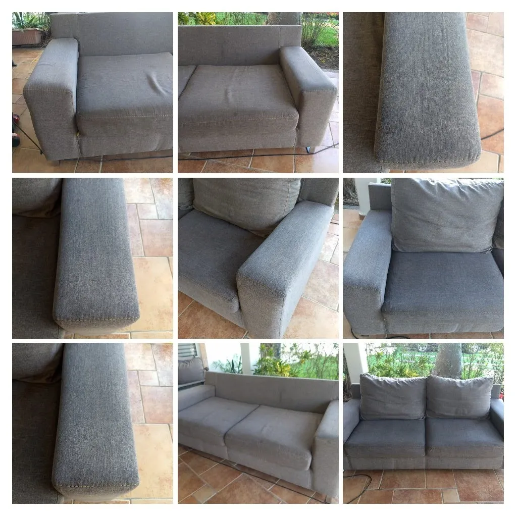 Antes y después limpieza de sala